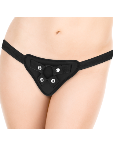 harnais rockarmy + gode réaliste tigre double densité 14cm_14