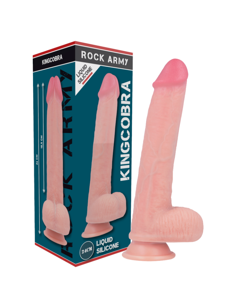 harnais rockarmy + gode silicone liquide premium kingcobra 24cm_10