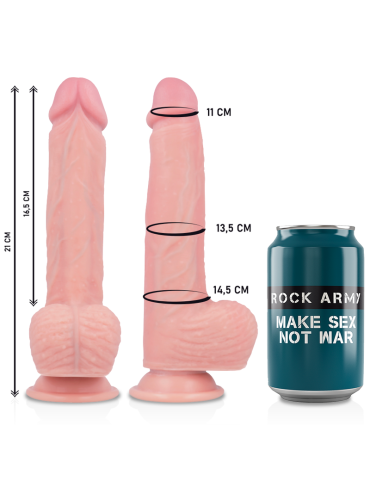 harnais rockarmy + gode silicone liquide premium spitfire 21cm_3