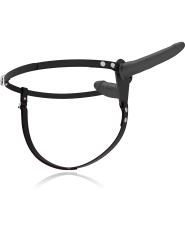 fétichisme soumis gode ceinture sur double pénétration noir_4