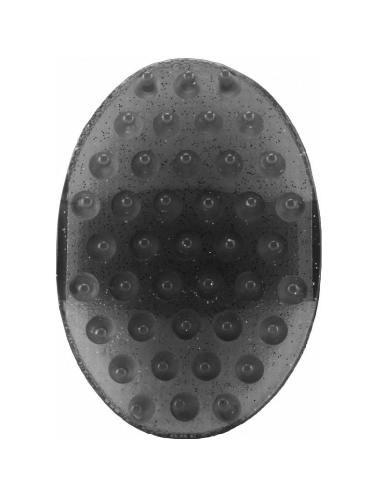 gant de massage touché noir