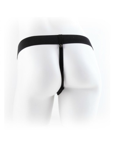 fetish fantasy series 7 "creux strap-on avec boules 17.8cm naturel_3