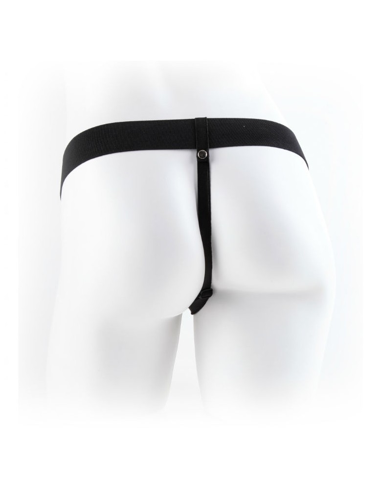 fetish fantasy series 7 "creux strap-on avec boules 17.8cm naturel_3