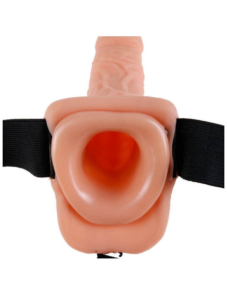 fetish fantasy series 7 "creux strap-on avec boules 17.8cm naturel_5