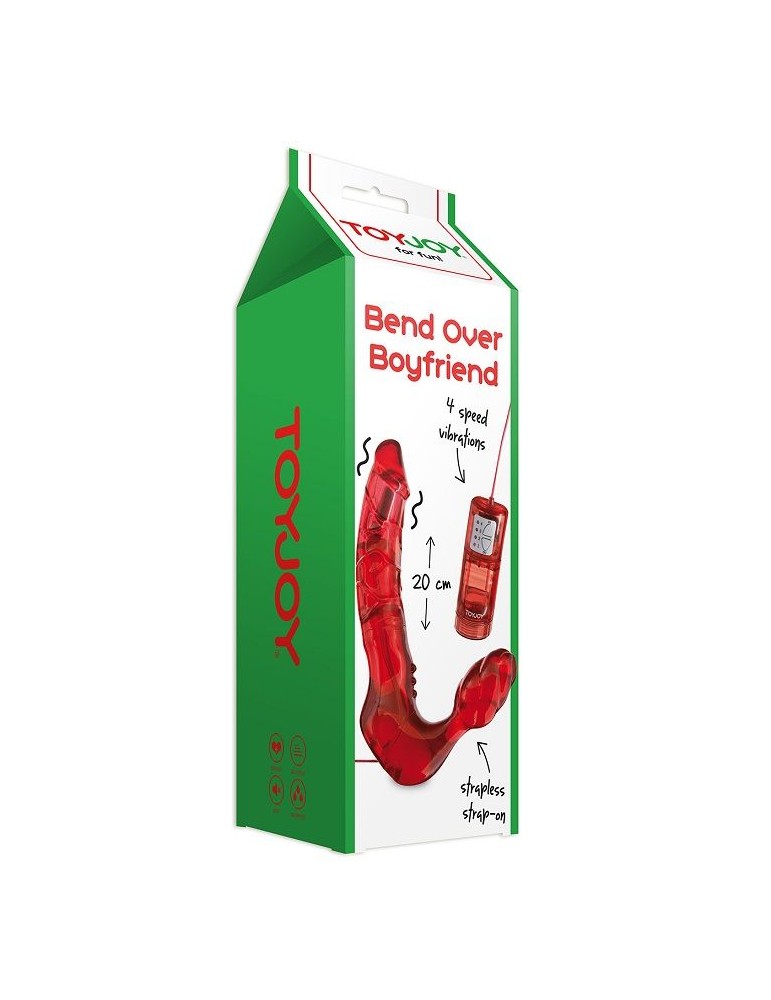 harnais double pénétration sans sangles avec vibromasseur