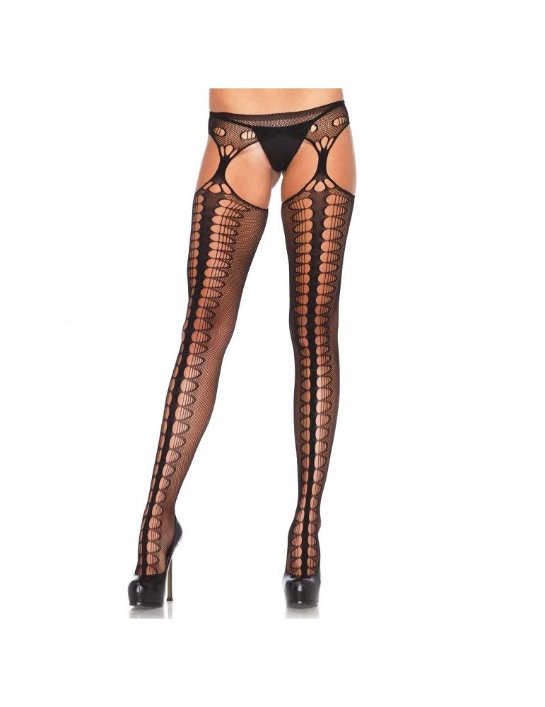 leg avenue bas avec porte-jarretelles noir exclusif