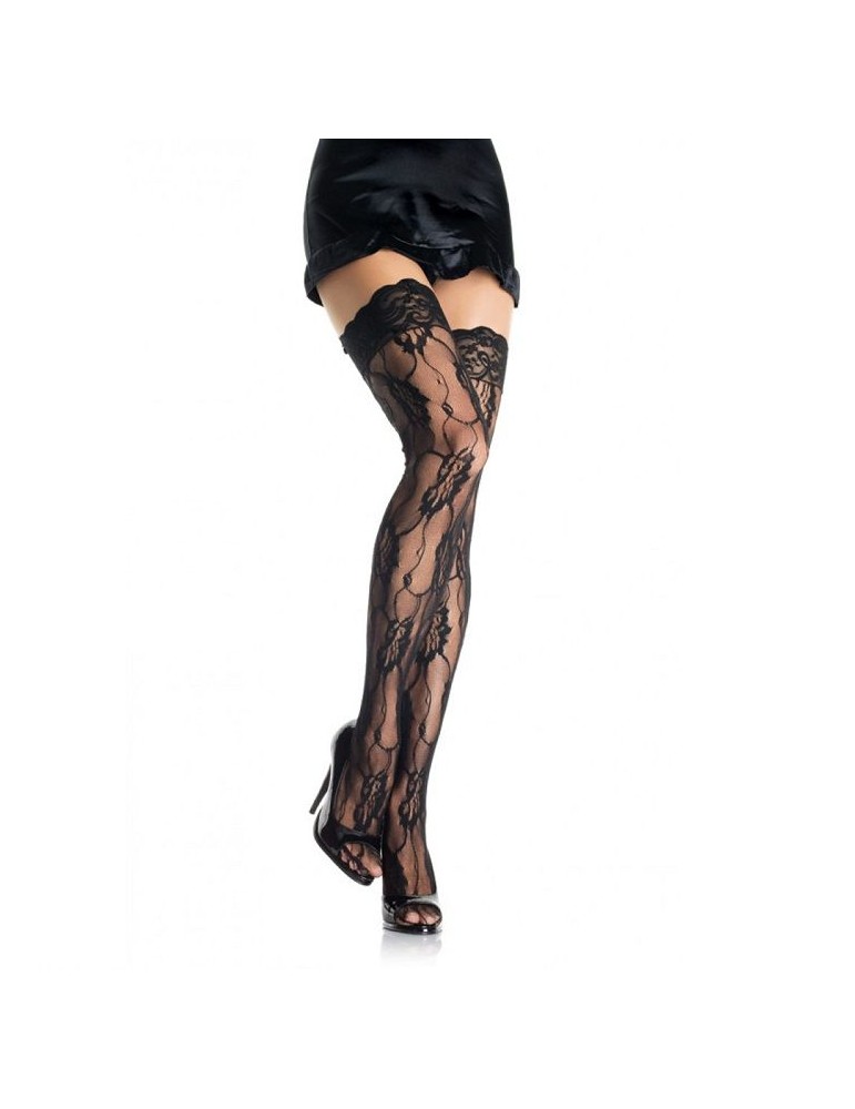 leg avenue romantique bas de dentelle florale