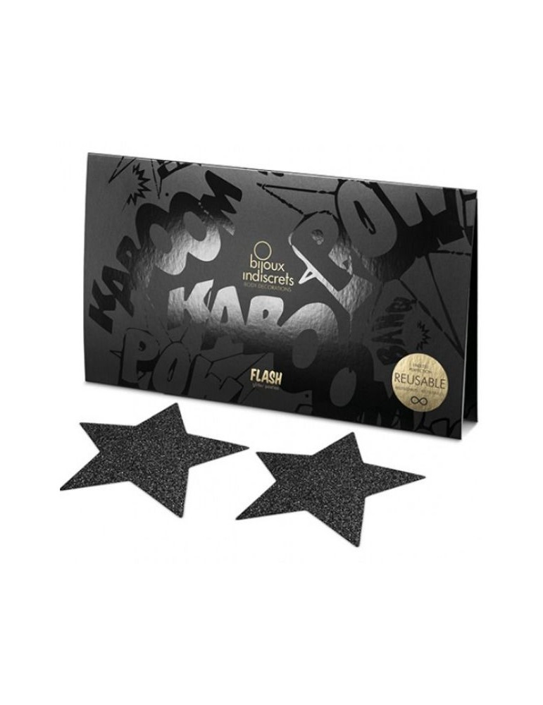 noir star flash mamelon bouclier bijoux_3