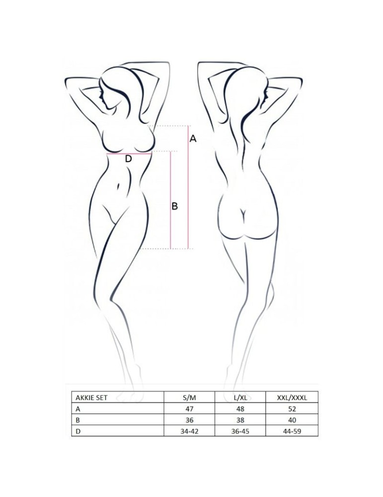 ensemble de costume d'infirmière akkie femme passion / x_2