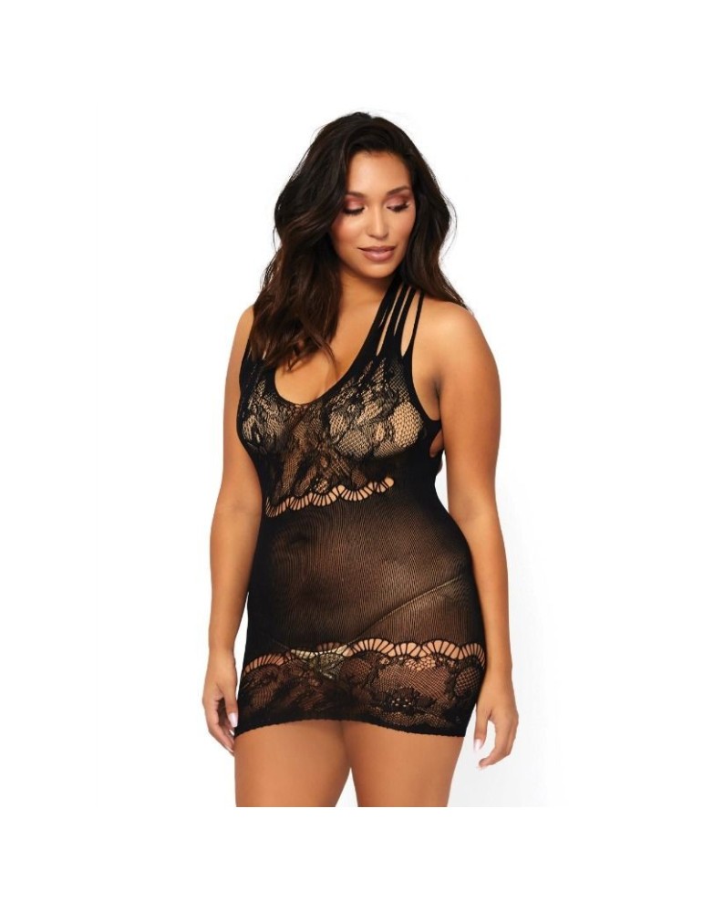 robe courte taille plus leg avenue