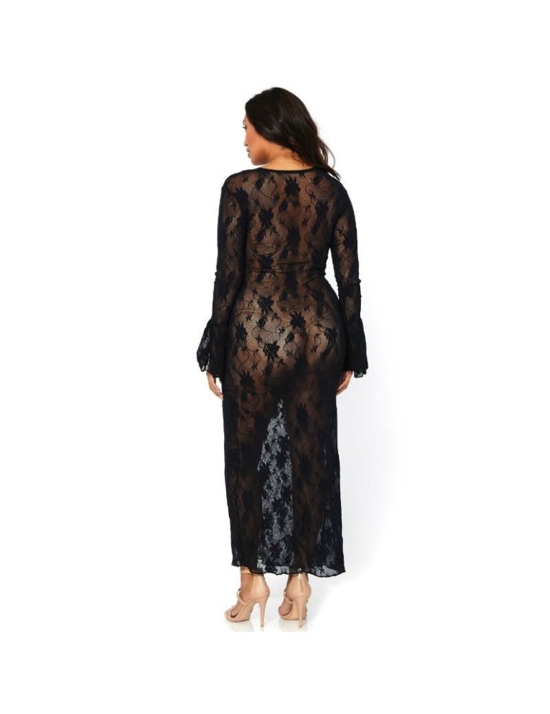 leg avenue robe longue manches longues grande taille_2