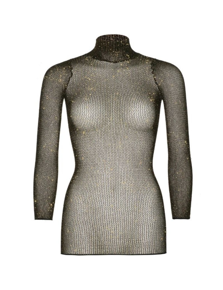 robe courte à col roulé leg avenue_4