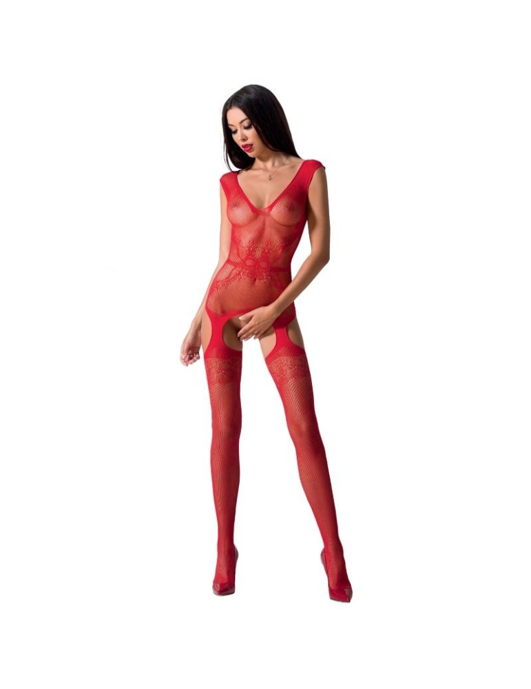 passion femme bs062 bodystocking rouge taille unique