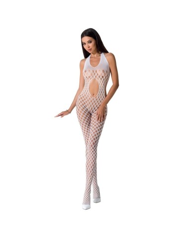 passion femme bs065 bodystocking blanc taille unique